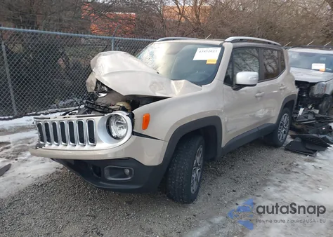 2016 Jeep Renegade Limited z USA, uszkodzony, nr VIN ZACCJBDT0GPC93137